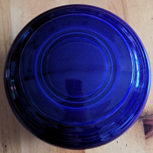 Deep Blue Ceramic Art Jar - Picture 5 of 5